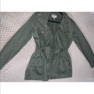 army green jacket